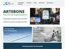 Tablet Screenshot of bbs-artebone.fi